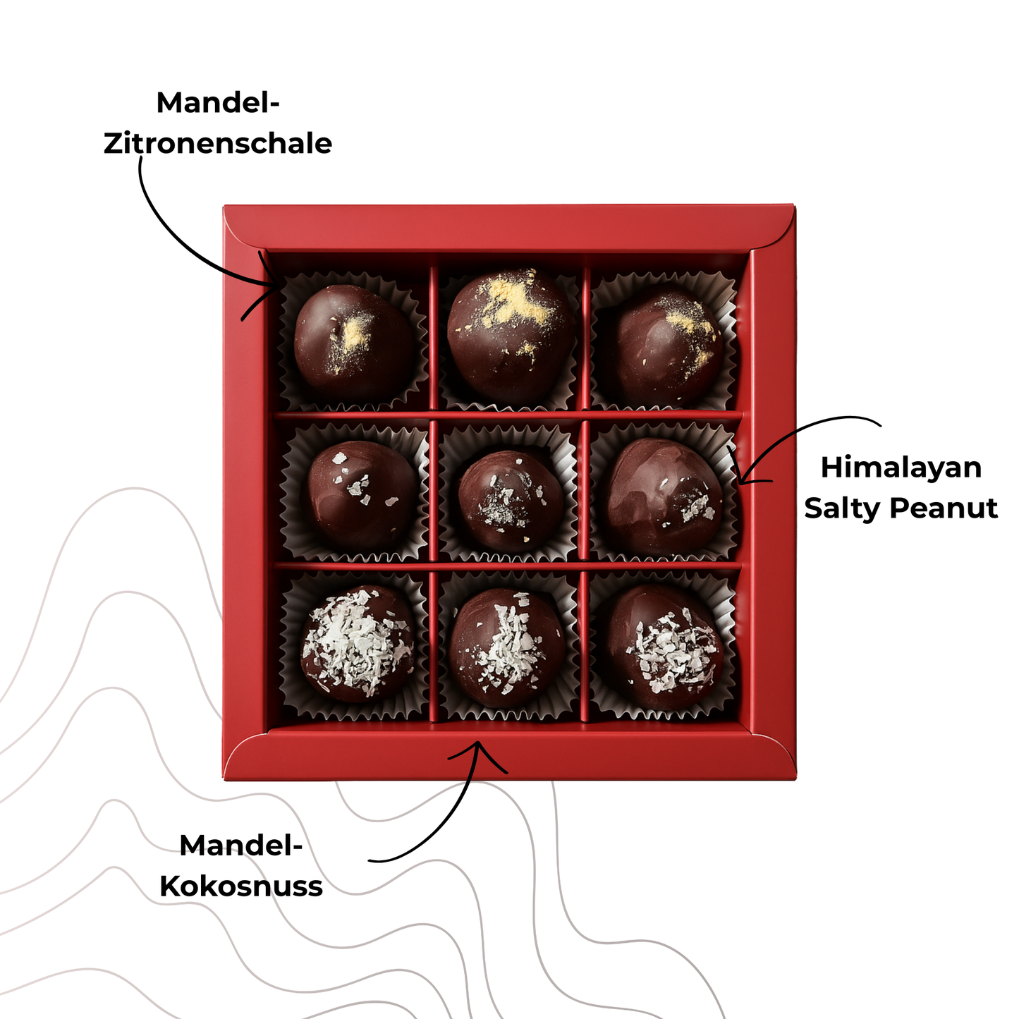 Dadelpralines 9-pack - Pangavi