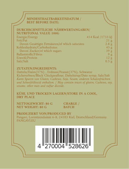 Beanbites Zoute Pinda (80g) | Proteïneballetjes | Bonenpoeder